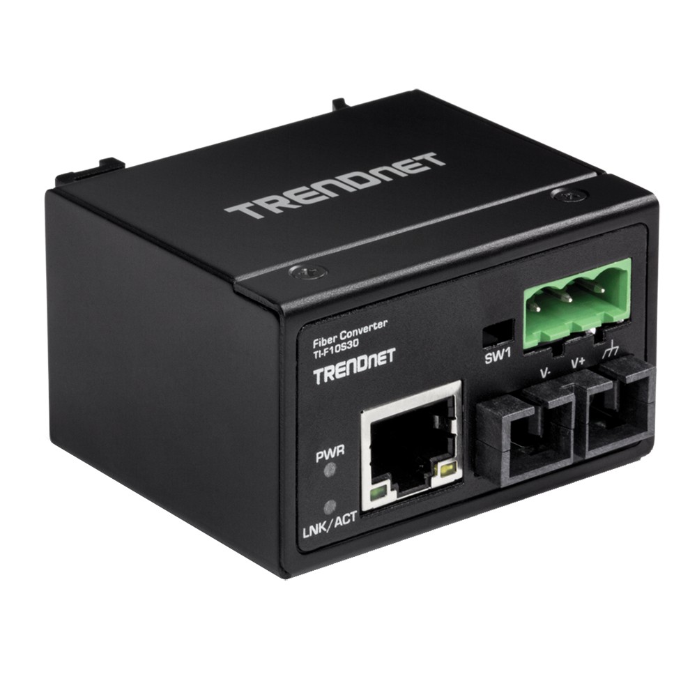 Trendnet TI-F10S30. Convertidor de fibra monomodo tipo SC 100Base-FX.