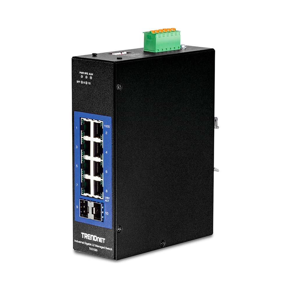 Trendnet TI-G102I. Switch DIN-RAIL Gigabit 10 Puertos. | Hardware