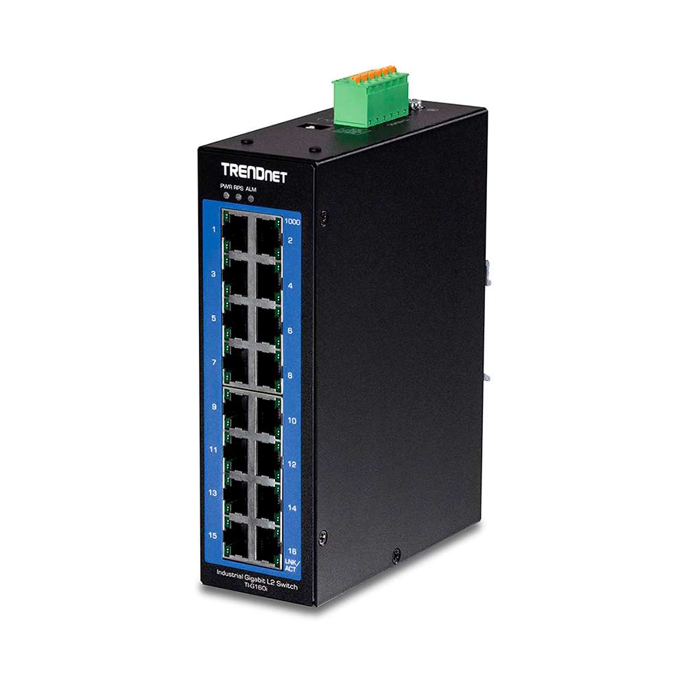 Trendnet TI-G160I. Switch DIN-RAIL Gigabit 16 puertos. | Hardware