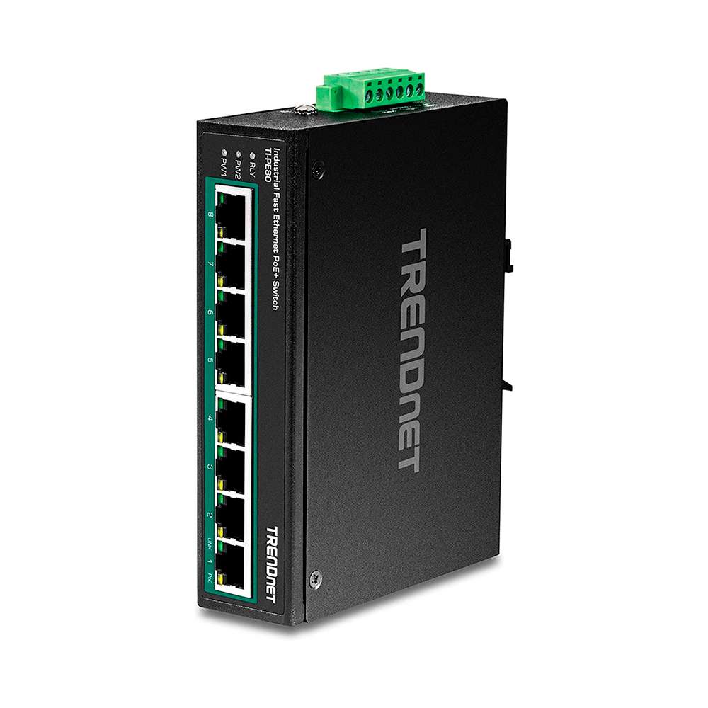 Trendnet TI-PE80. Switch DIN-Rail PoE 8 Puertos. | Hardware
