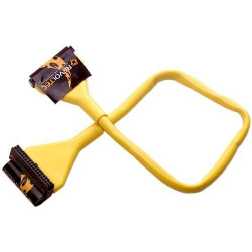 Cable Floppy redondo, 48 cm, amarillo |