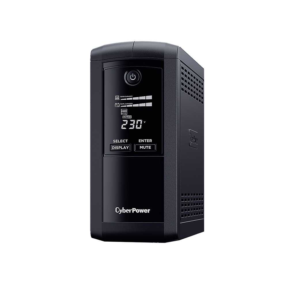 SAI Lnea Interactiva Cyberpower VP1000ELCD/ 1000VA-550W/ 4 Salidas/ Formato Torre