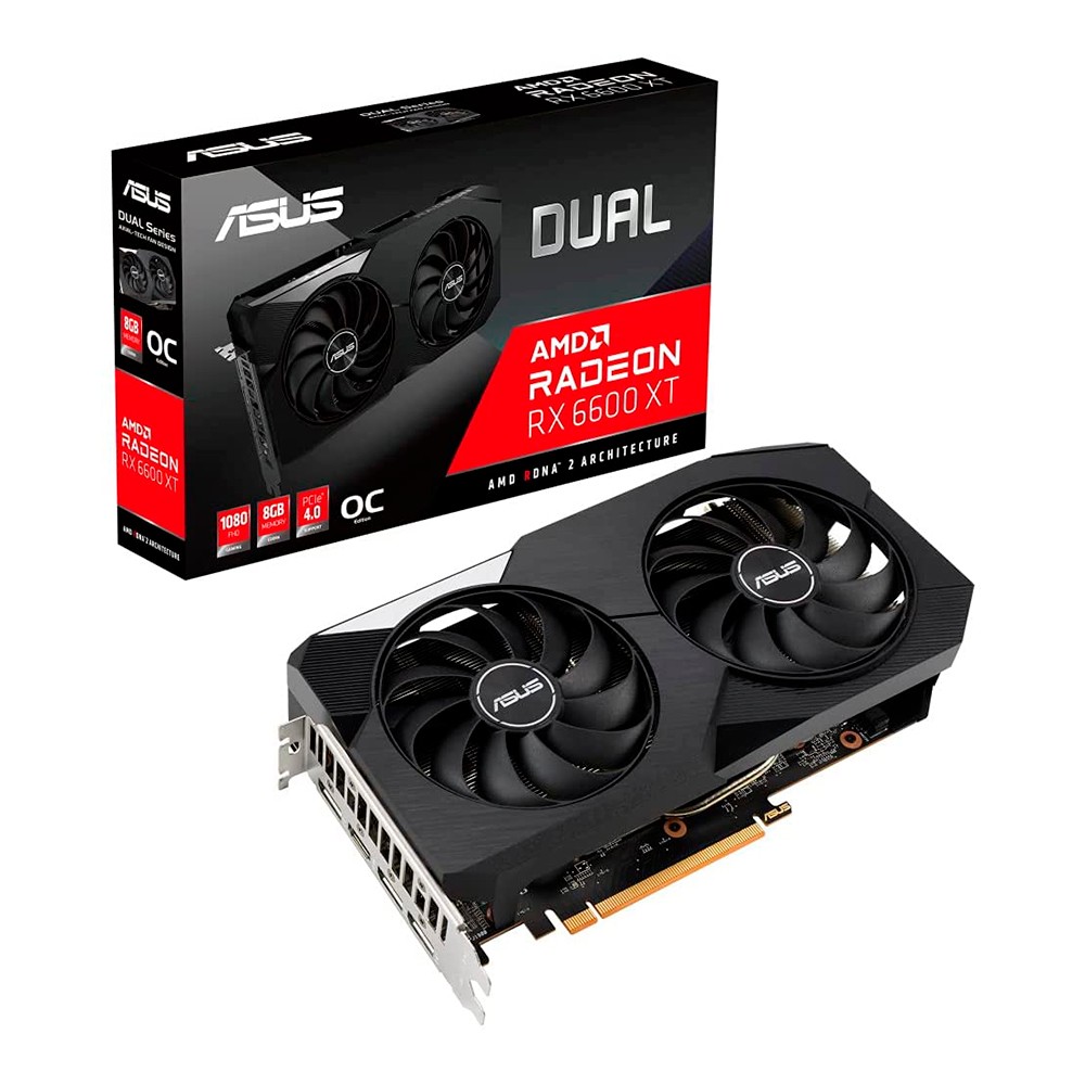 Asus RX 6600 XT Dual OC Edition 8Gb GDDR6