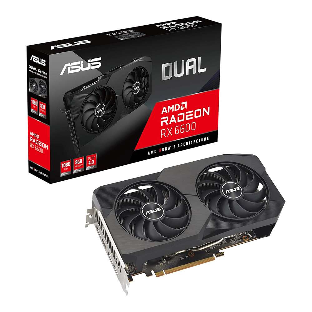 Asus RX 6600 Dual V2 8Gb GDDR6