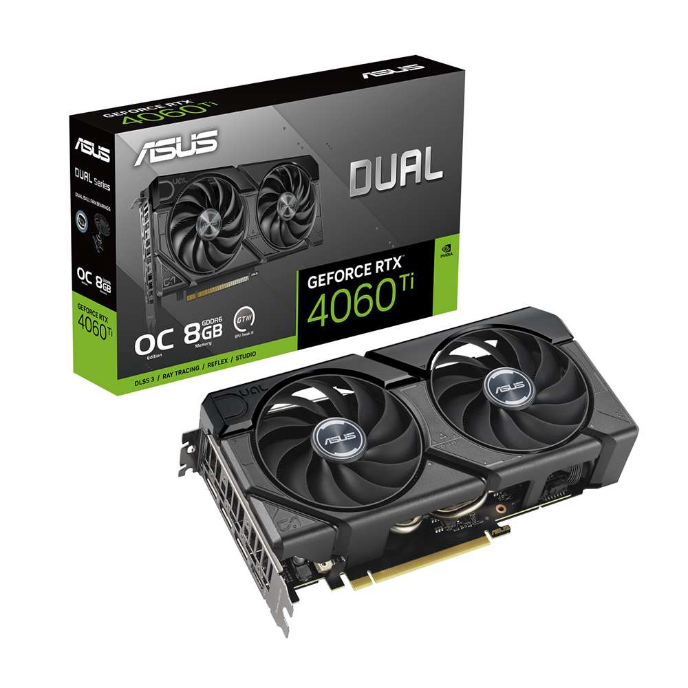 Asus Dual GeForce RTX 4060 Ti EVO OC 8Gb GDDR6