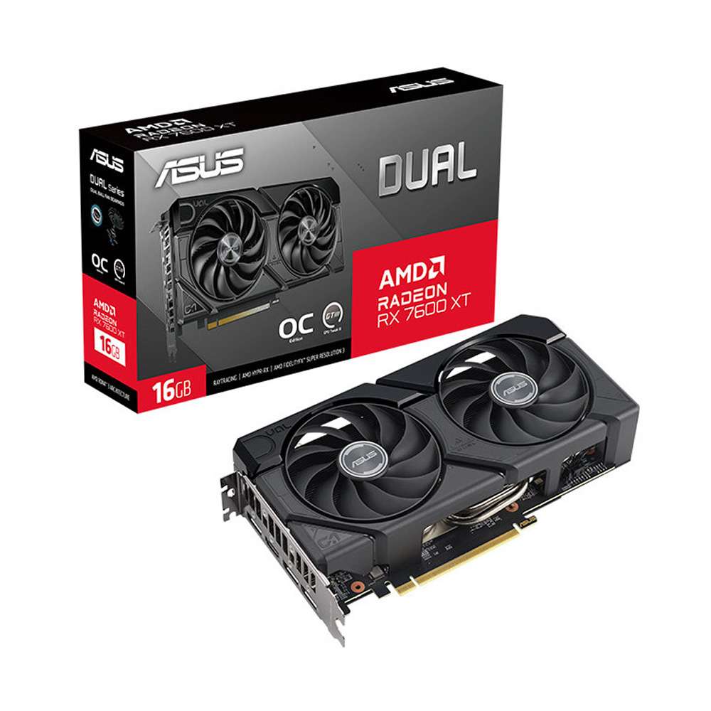 Asus RX 7600 XT Dual OC 16Gb GDDR6