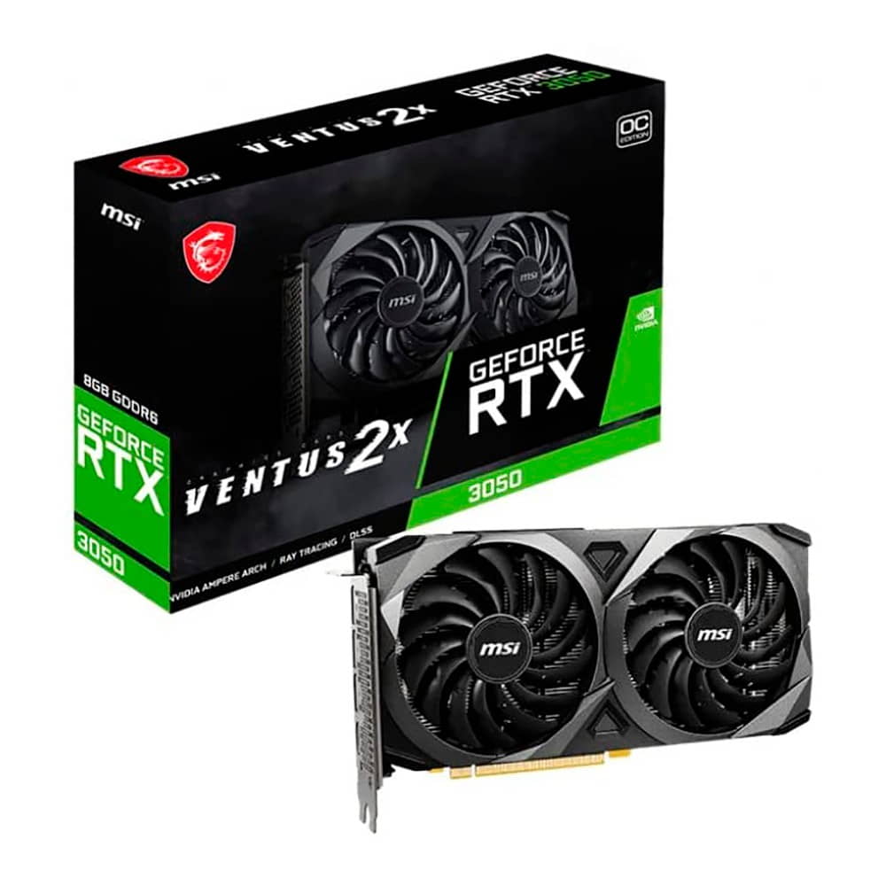 MSI RTX 3050 Ventus 2X OC 8Gb GDDR6