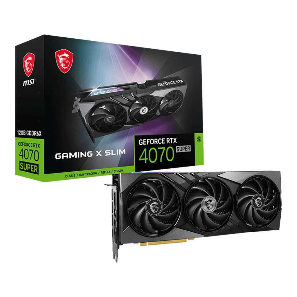 Msi RTX 4070 Super Gaming X Slim 12Gb GDDR6X