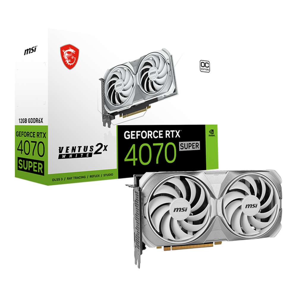 Msi RTX 4070 Super Ventus 2X OC White 12Gb GDDR6X