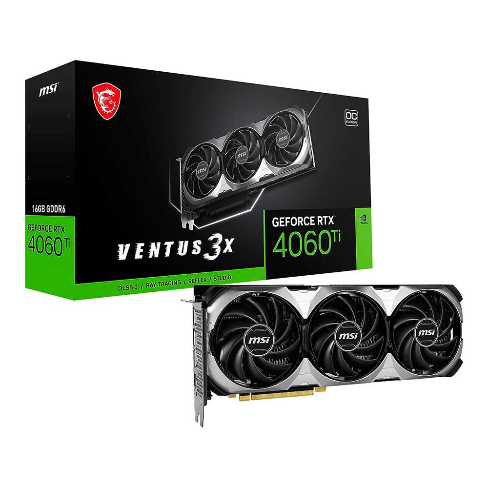 MSI RTX 4060 TI Ventus 3X OC 16Gb GDDR6