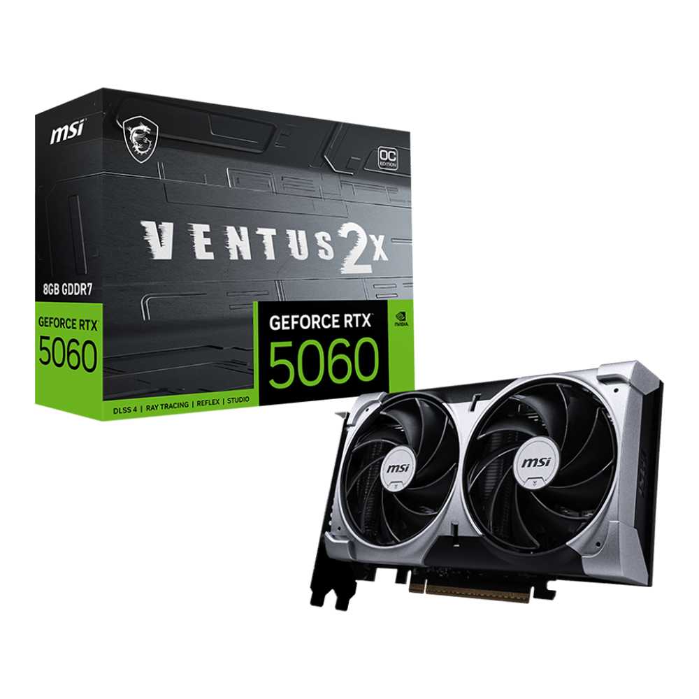 Msi RTX 5060 Ventus 2X OC 8Gb GDDR7