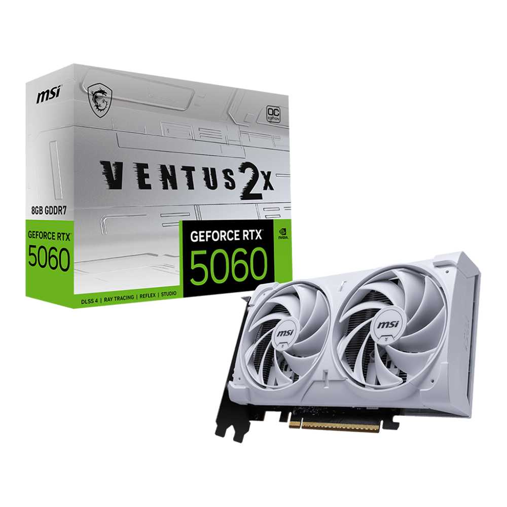 Msi RTX 5060 Ventus 2X OC White 8Gb GDDR7