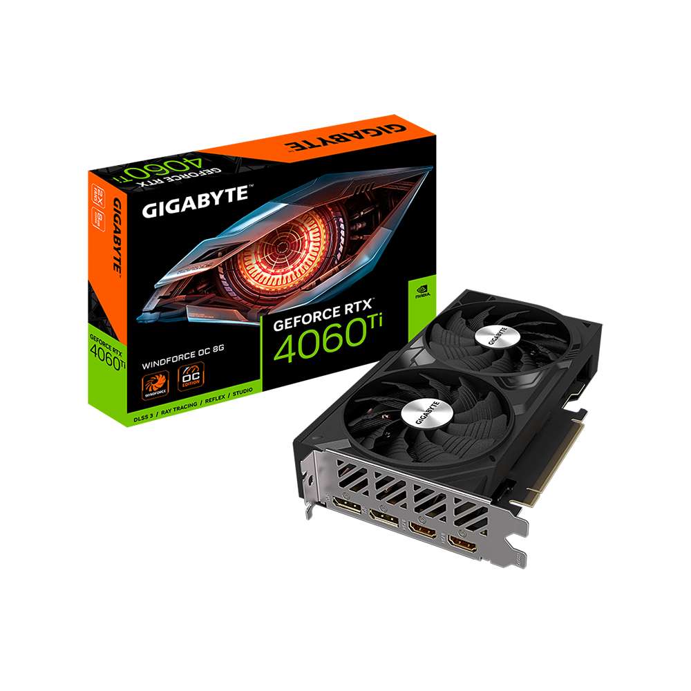 Gigabyte RTX 4060 Ti Windforce OC 8Gb GDDR6