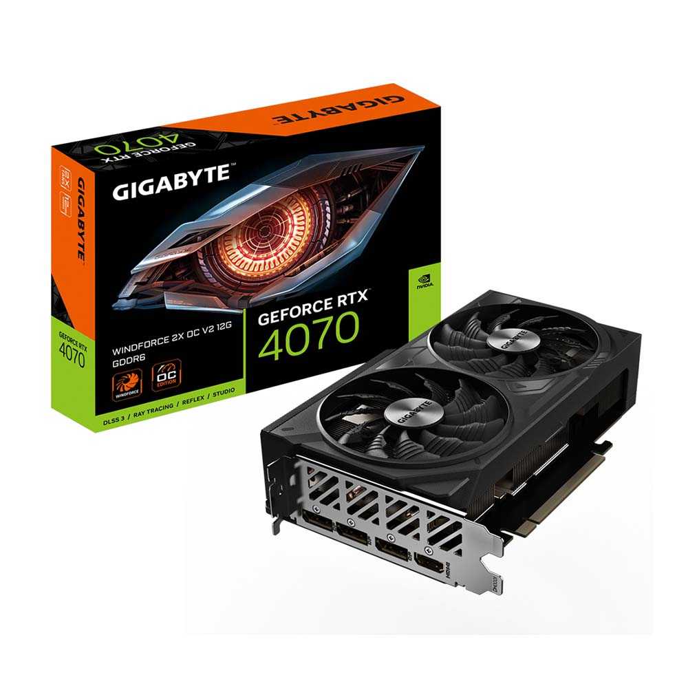 Gigabyte RTX 4070 Windforce 2X OC V2 12Gb GDDR6