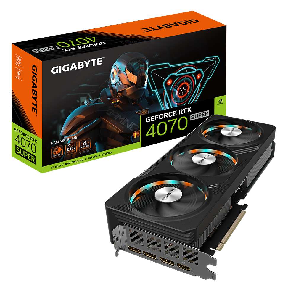 Gigabyte RTX 4070 Super Gaming OC 12Gb GDDR6X