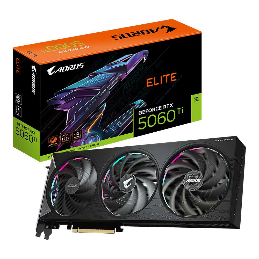 Gigabyte RTX 5060 Ti Aorus Elite 16Gb GDDR7
