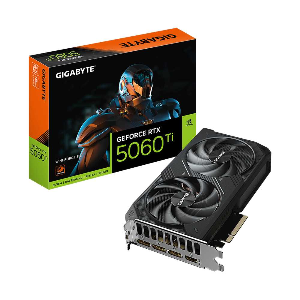Gigabyte RTX 5060 Ti WindForce 8Gb GDDR7