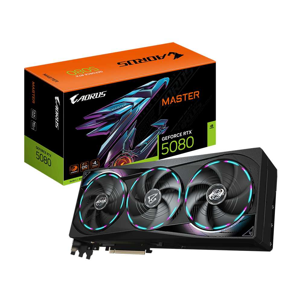 Gigabyte RTX 5080 Aorus Master 16Gb GDDR7