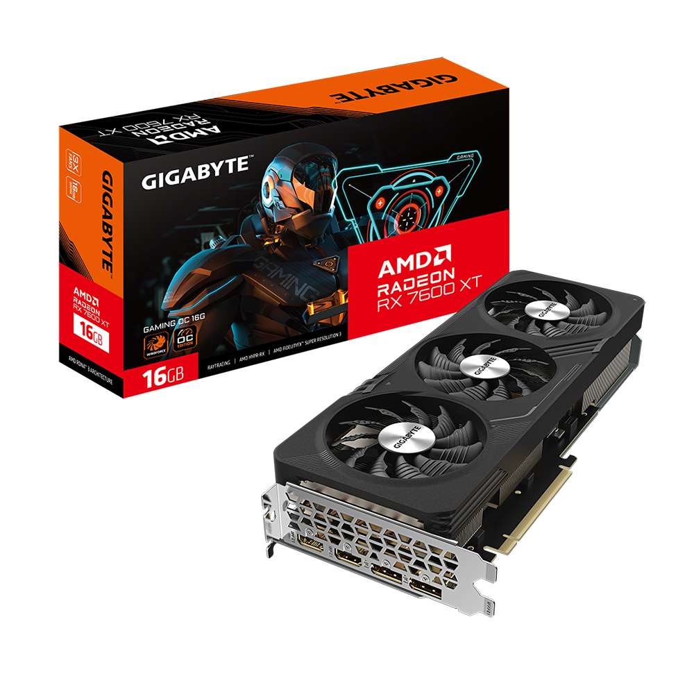 Gigabyte RX 7600 XT Gaming OC 16Gb GDDR6