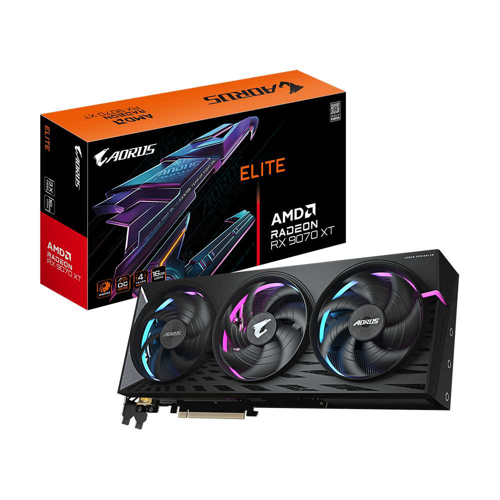 Gigabyte RX 9070 XT Aorus Elite 16Gb GDDR6