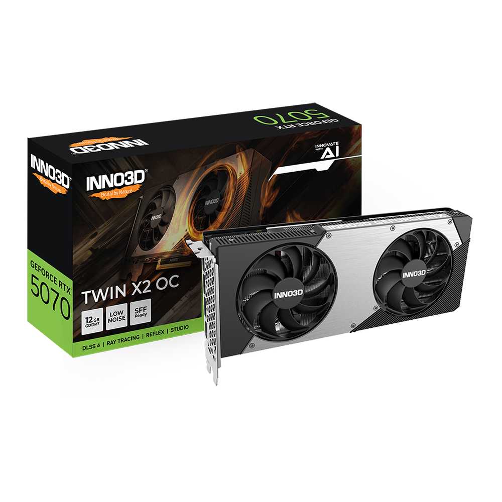 Inno3D RTX 5070 Twin 2X OC 12Gb GDDR7