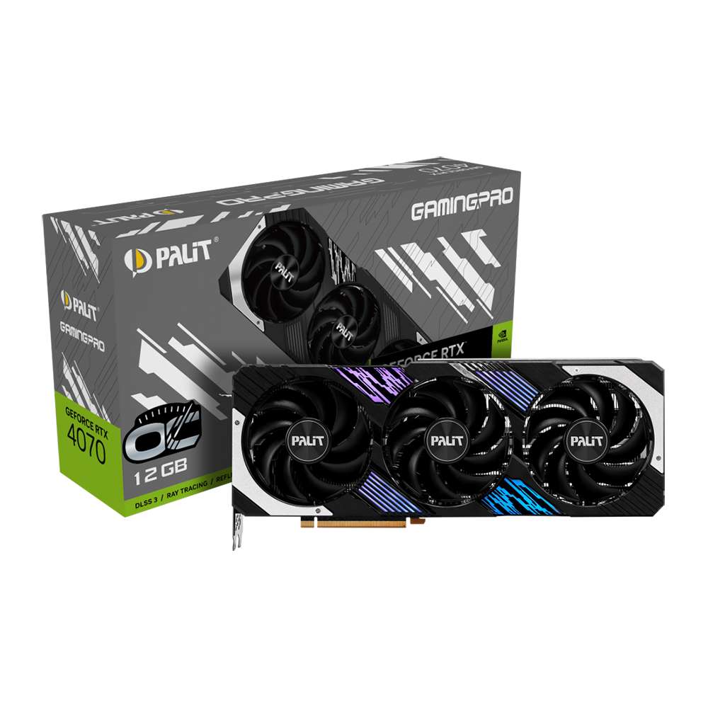 Palit RTX 4070 GamingPro OC 12Gb GDDR6X