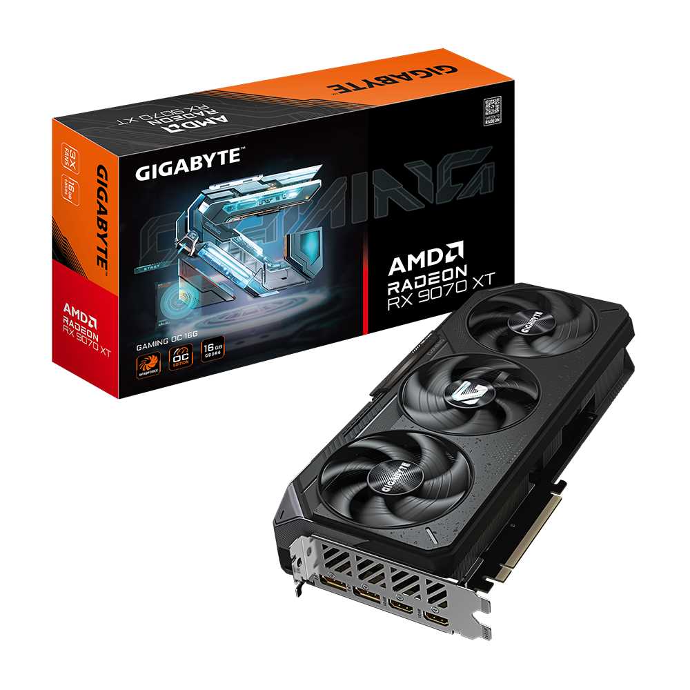 Gigabyte RX 9070 XT Gaming OC 16Gb GDDR6