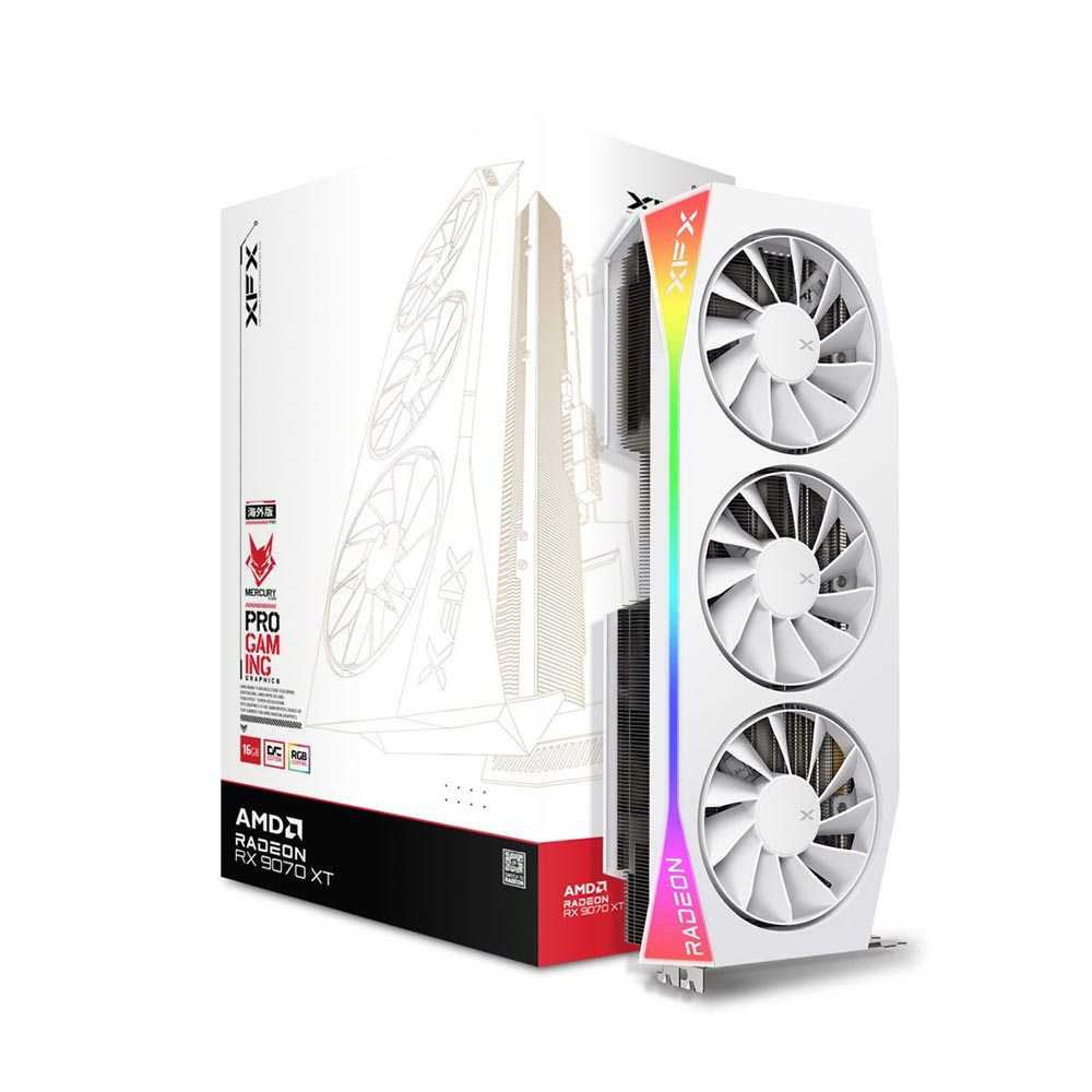 XFX RX 9070 XT Mercury White OC Gaming Ed 16Gb GDDR6