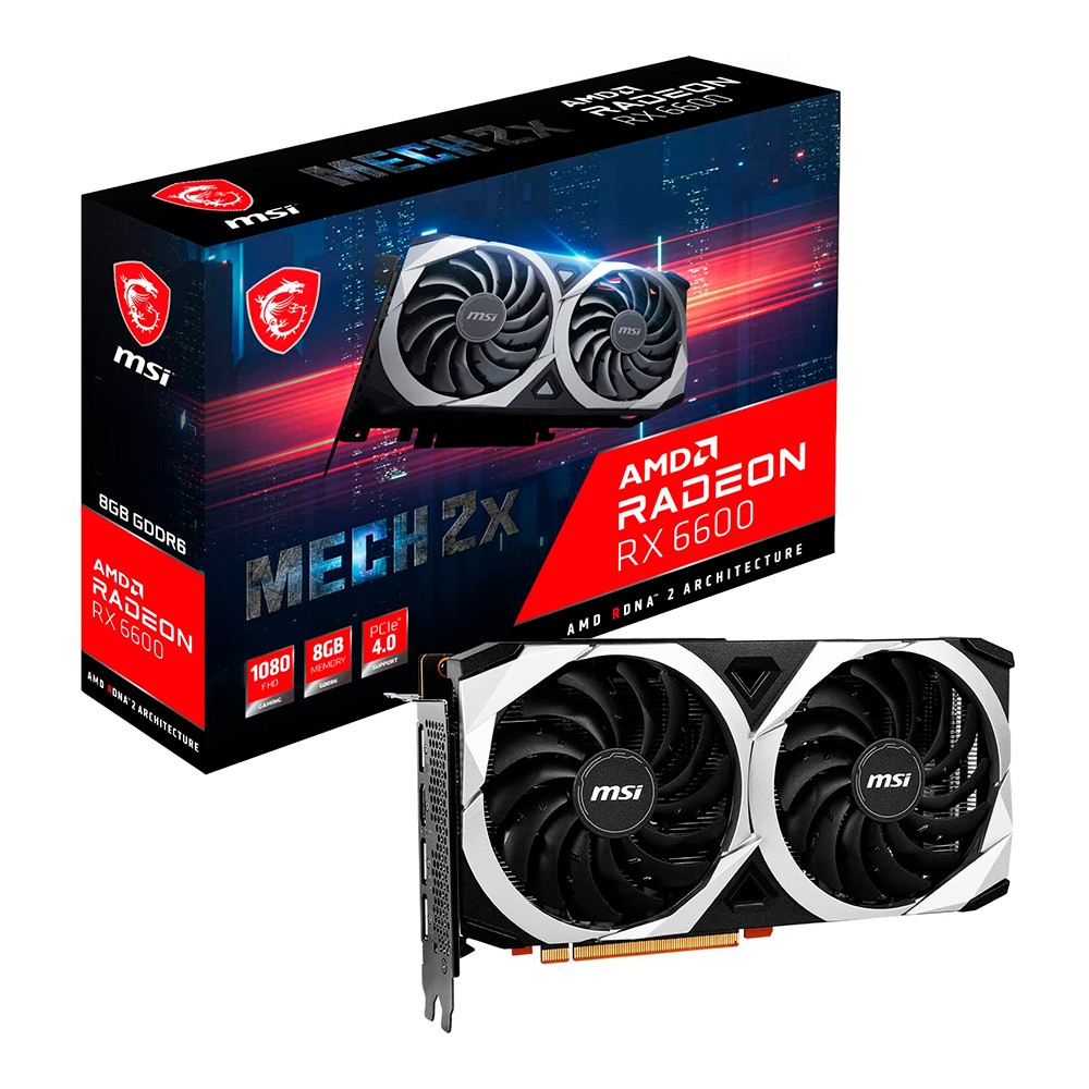 MSI RX 6600 Mech 2X 8Gb GDDR6