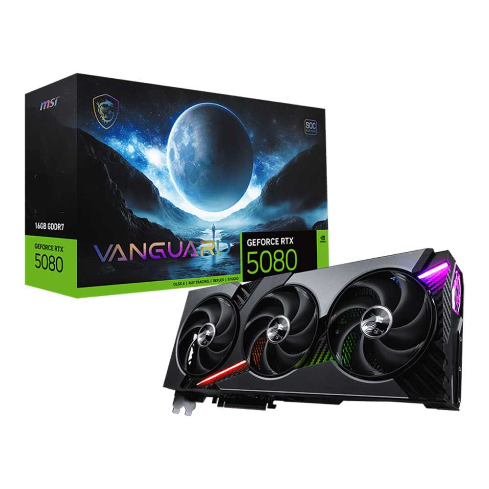 Msi RTX 5080 Vanguard SOC 16Gb GDDR7