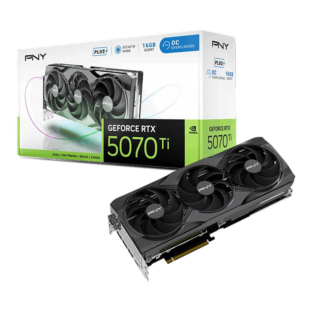 PNY RTX 5070 Ti OC Plus 16Gb GDDR7