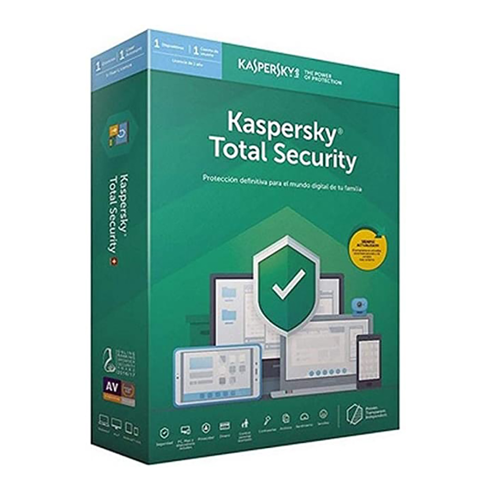 Kaspersky Lab Total Security 2020 1 Dispositivo 1 Año