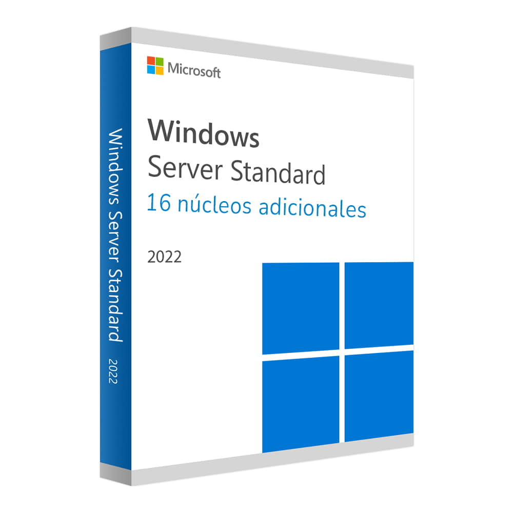 Microsoft Windows Server 2022 Standard - Licencia 16 ncleos adicionales