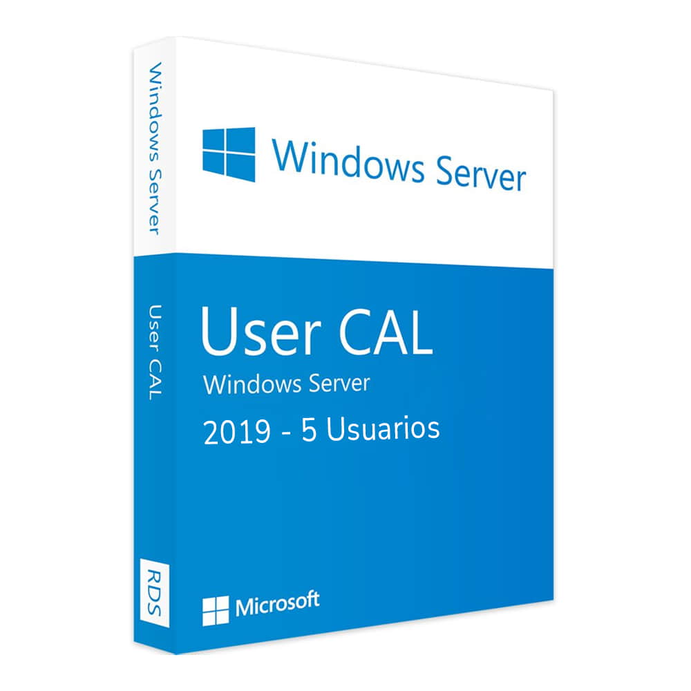 Licencia adicional 5 usuarios CAL - Espaol para Windows Server 2019 (Standard o Datacenter)