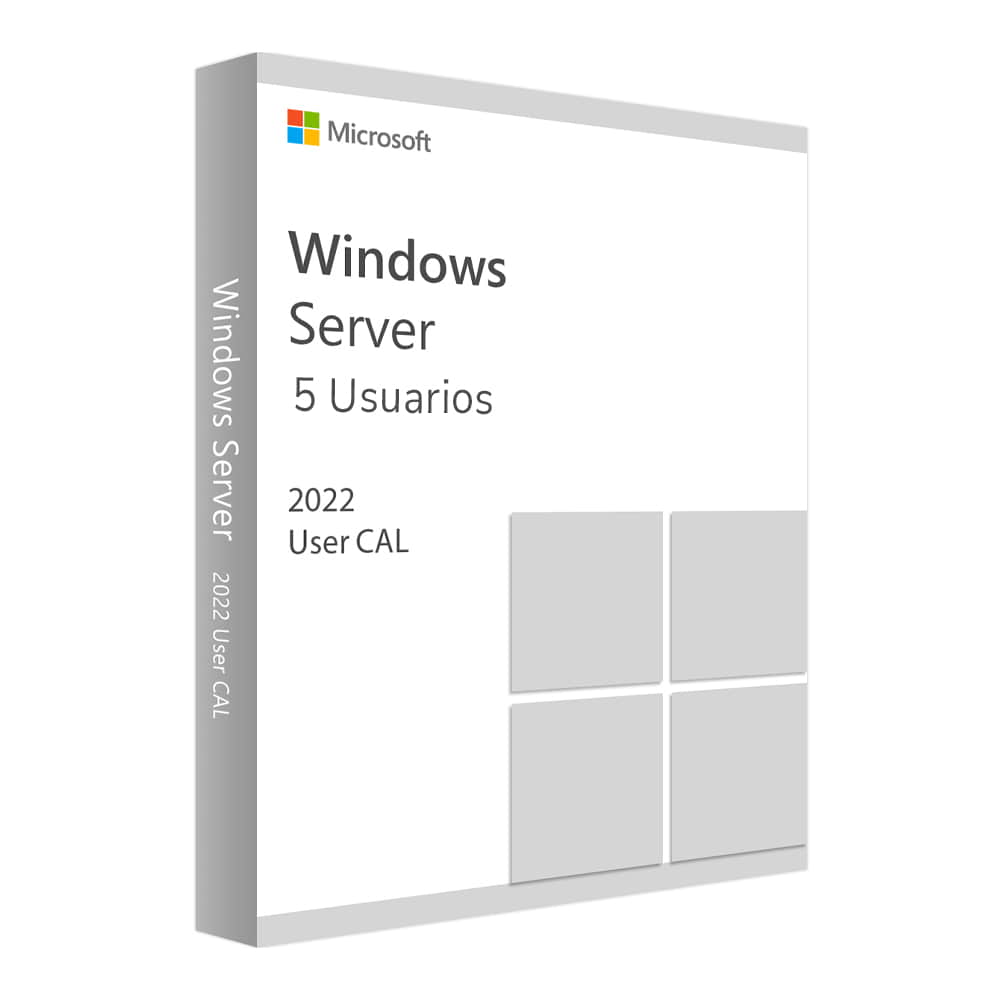 Licencia adicional 5 usuarios CAL - Espaol para Windows Server 2022 (Standard o Datacenter)