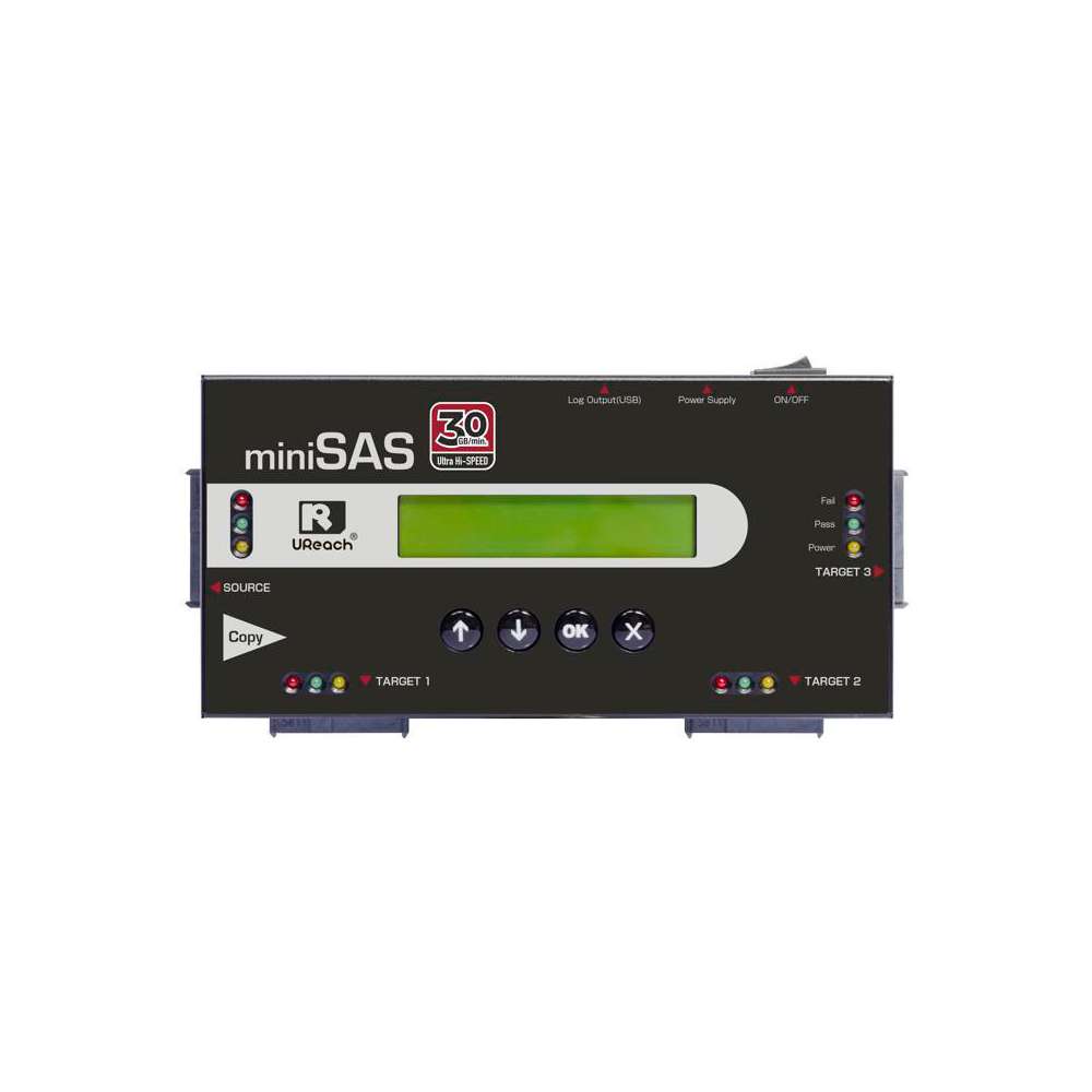Duplicadora de disco duro SATA/SAS UReach portatil HighSpeed de 1 a 3