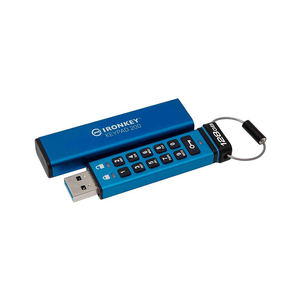 Kingston IronKey Keypad 200 128Gb USB 3.2 Type A