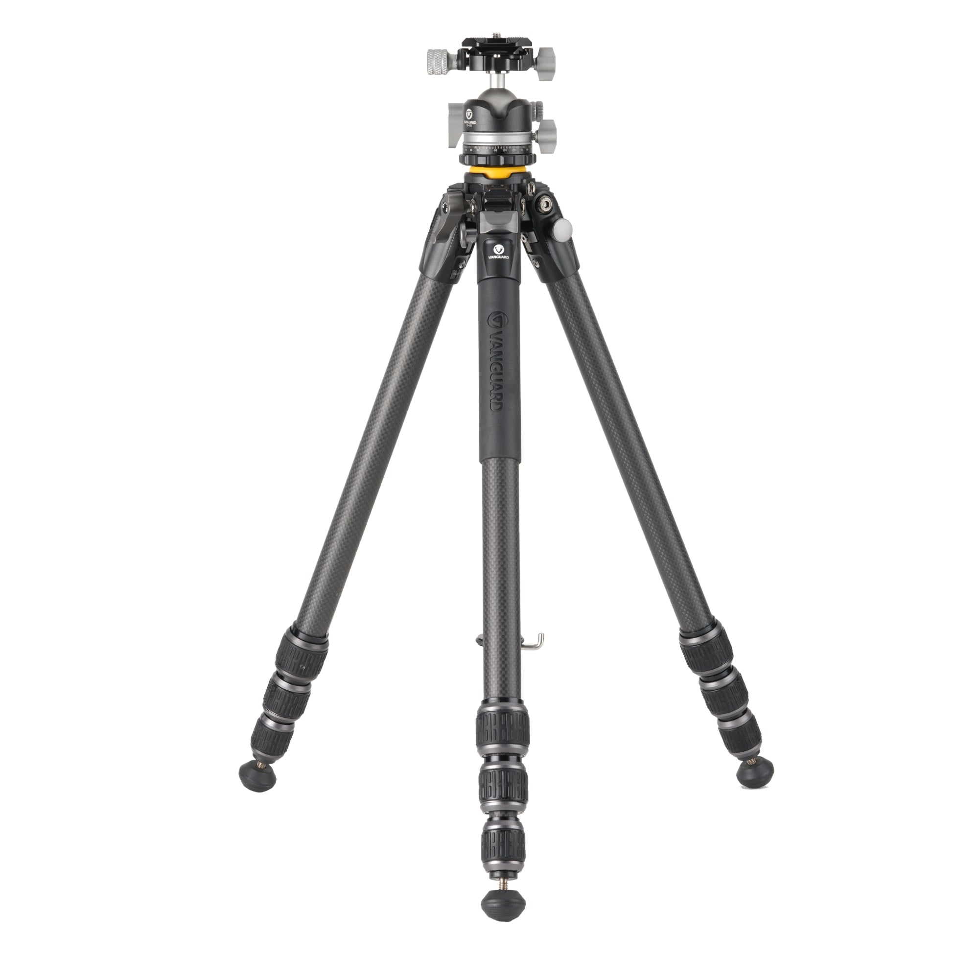 Vanguard Veo 5T 234CLBS - Tr�pode de viaje de carbono, columna multi �ngulo, r�tula de bola de doble eje