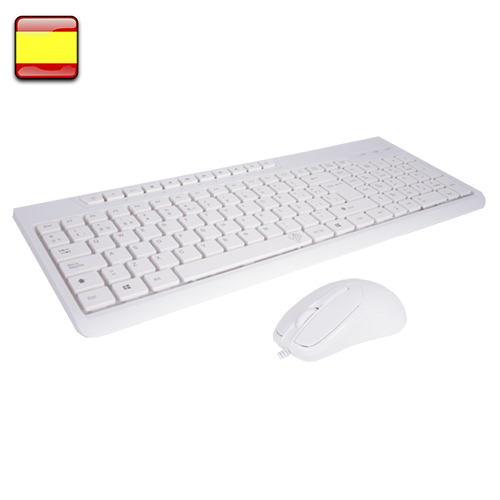 BL Kit teclado+raton Blanco Office multimedia BL-1901 | Accesorios general