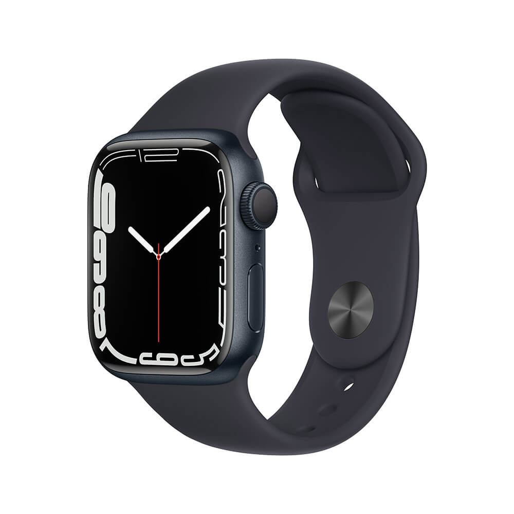 APPLE WATCH SERIES 7 GPS 41MM ALUMINIO NEGRO MEDIANOCHE CON CORREA DEPORTIVA NEGRO MEDIANOCHE