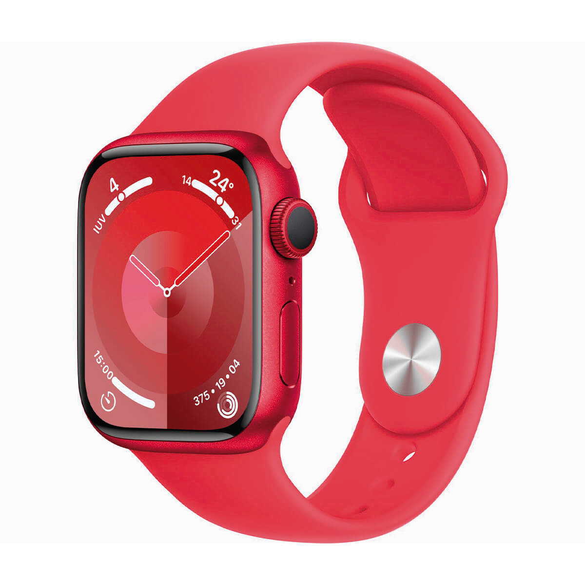 APPLE WATCH SERIES 9 GPS 41MM ALUMINIO Y CORREA DEPORTIVA (PRODUCT)RED MRXH3QL/A - TALLA M/L