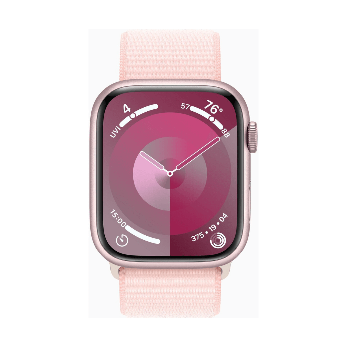 APPLE WATCH SERIES 9 GPS 45MM ALUMINIO Y CORREA DEPORTIVA LOOP ROSA (LIGHT PINK) | Wearables