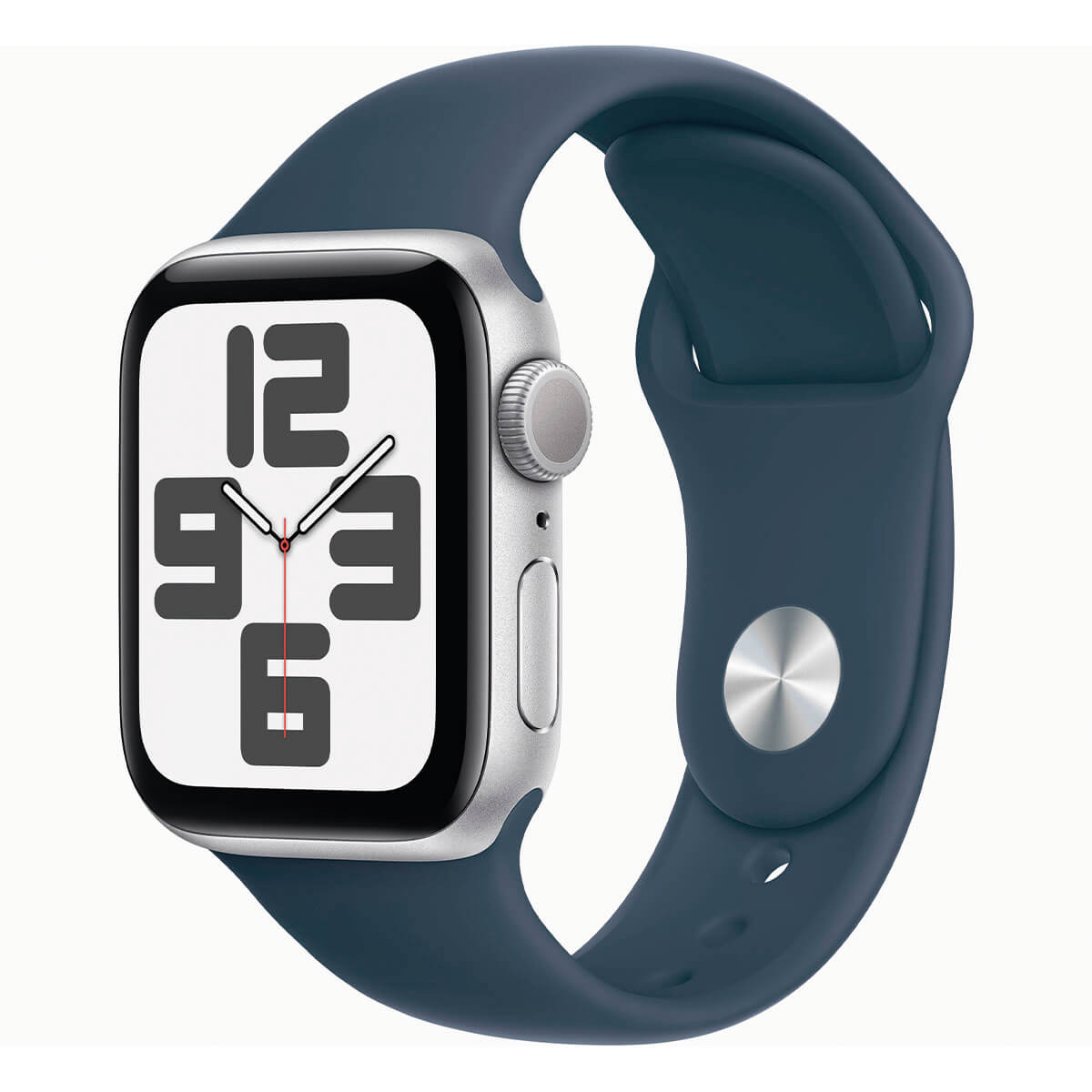 APPLE WATCH SE (2 GEN) 2023 GPS 40MM ALUMINIO PLATA (SILVER) Y CORREA DEPORTIVA AZUL (STORM BLUE) - TALLA M/L