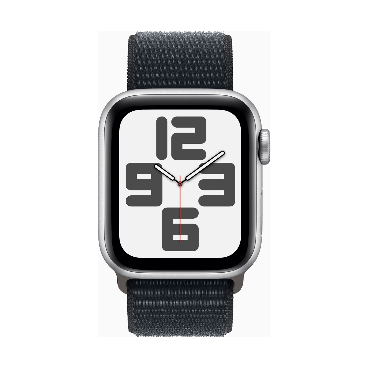 APPLE WATCH SE (2 GEN) 2023 GPS 40MM ALUMINIO PLATA Y CORREA DEPORTIVA LOOP NEGRA (MIDNIGHT) | Wearables
