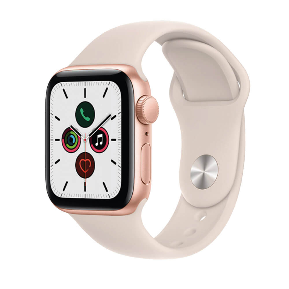 APPLE WATCH SE 2021 GPS 40MM ALUMINIO ORO Y CORREA DEPORTIVA BLANCO ESTRELLA MKQ03TY/A |