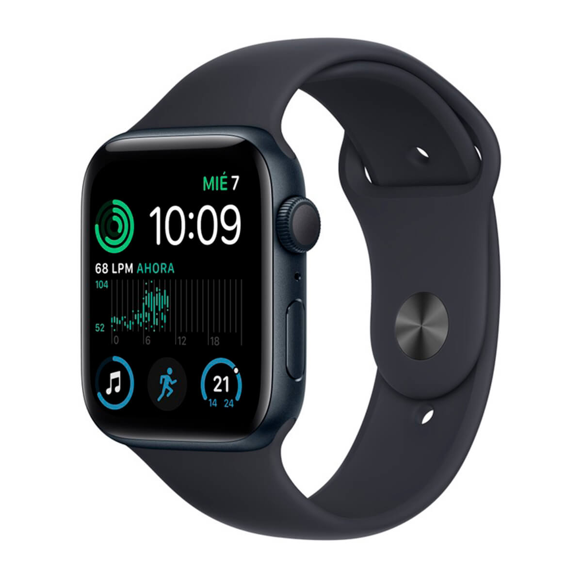 APPLE WATCH SE (2 GEN.) GPS 40MM ALUMINIO NEGRO (MIDNIGHT) Y CORREA DEPORTIVA NEGRA (MIDNIGHT)