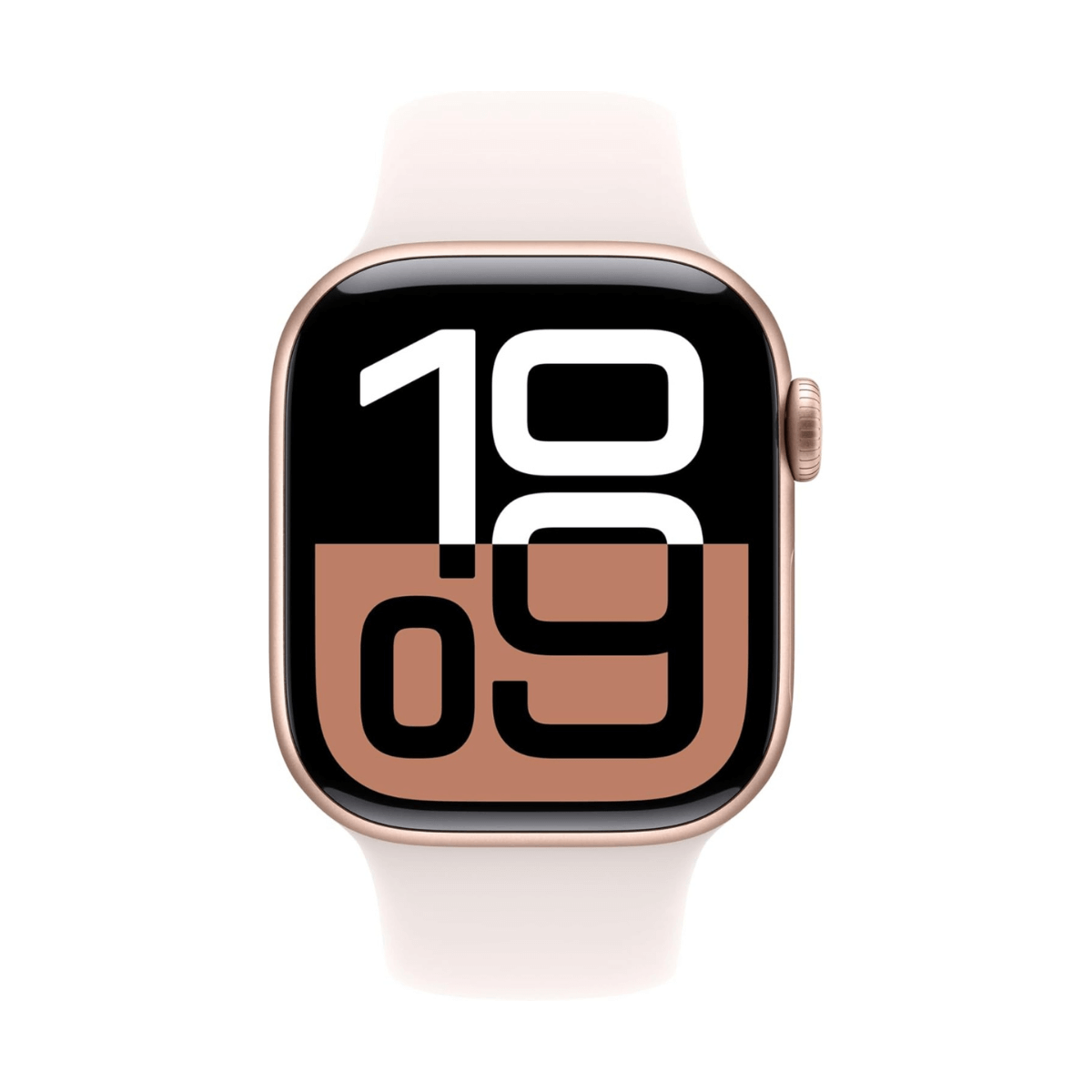 APPLE WATCH SERIES 10 GPS 46MM ALUMINIO ORO ROSA Y CORREA DEPORTIVA ROSA (LIGHT BLUSH) - TALLA M/L | Wearables