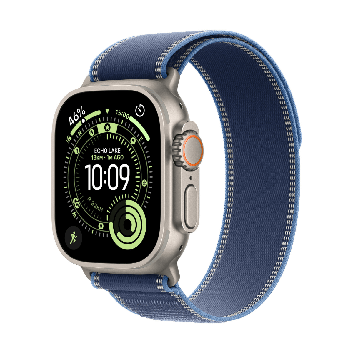 APPLE WATCH ULTRA 3 GPS + CELLULAR 49MM TITANIO NATURAL CON CORREA TRAIL LOOP AZUL (BRIGHT BLUE) - TALLA S/M | Wearables