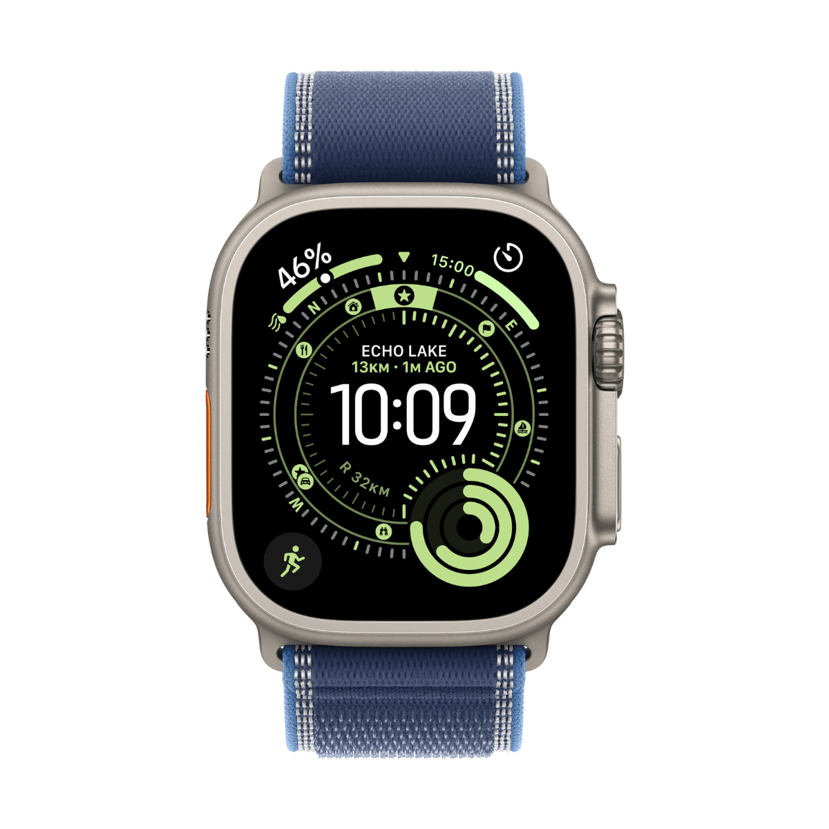 APPLE WATCH ULTRA 3 GPS + CELLULAR 49MM TITANIO NATURAL CON CORREA TRAIL LOOP AZUL (BRIGHT BLUE) - TALLA M/L | Wearables