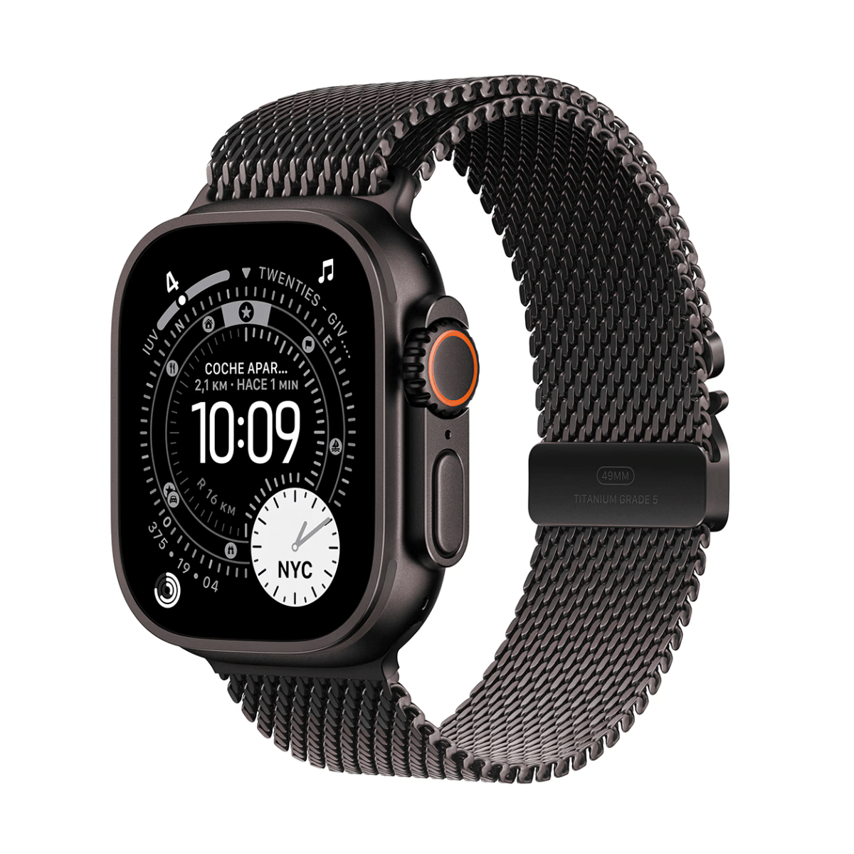 APPLE WATCH ULTRA 3 GPS + CELLULAR 49MM TITANIO NEGRO CON CORREA MILANESE LOOP EN TITANIO NEGRO - TALLA L | Wearables